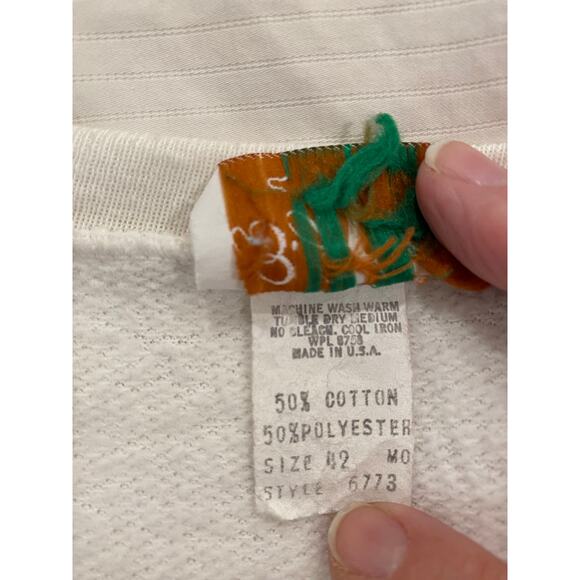 B.J. Frog Long Sleeve Looney Tunes Cotton Cardigan Sweater Cream Women's Size 42 - Picture 5 of 7